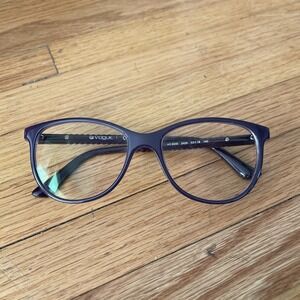 Vogue Eyeglasses Womens Purple VO 5030 2409 Cat Eye Frames 53-16-140